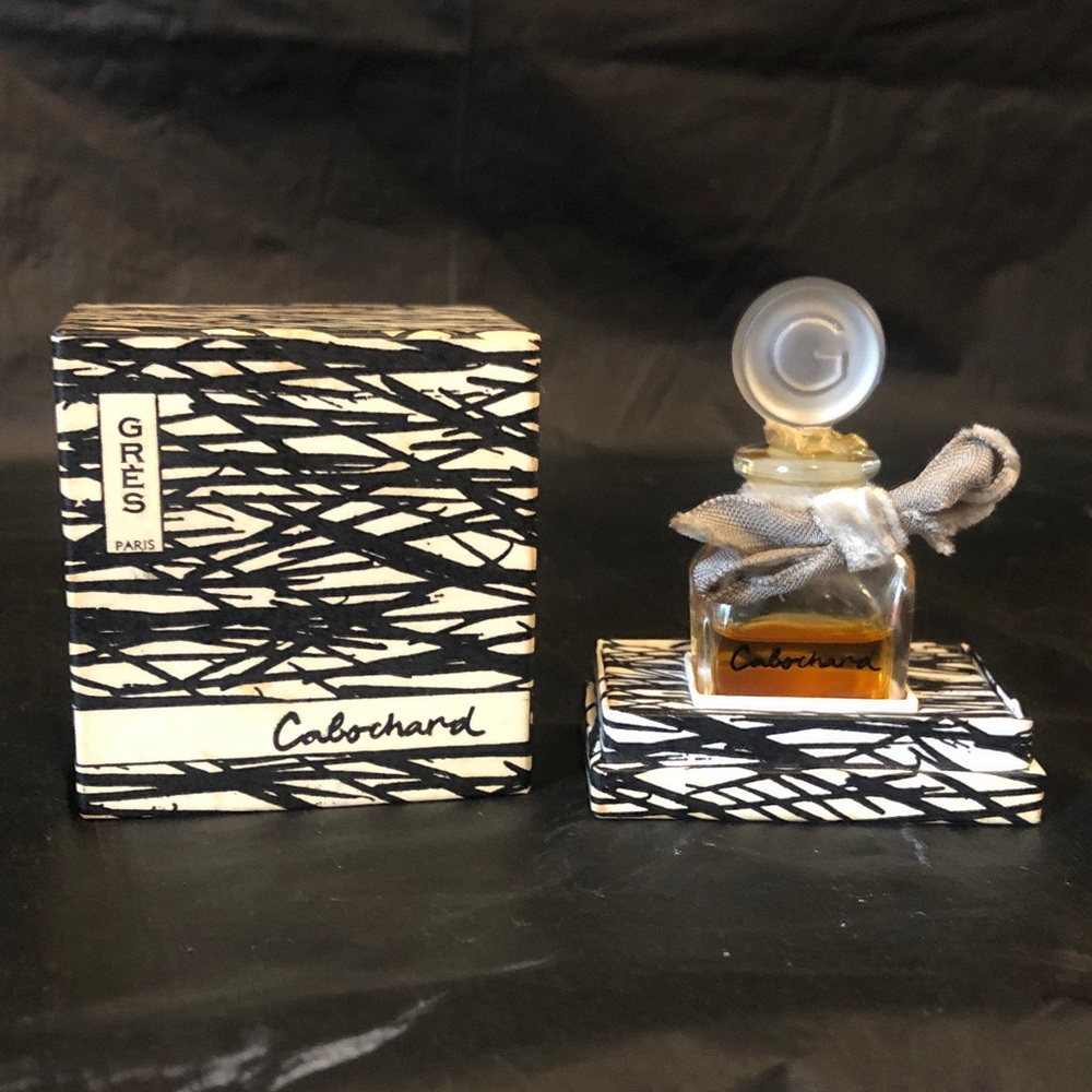 Gres Paris perfume Cabochard in original box circa 1970 1/2 full exquisite scent